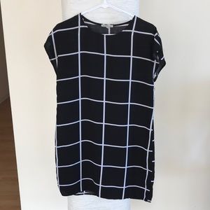 Black and White Checkered Dress